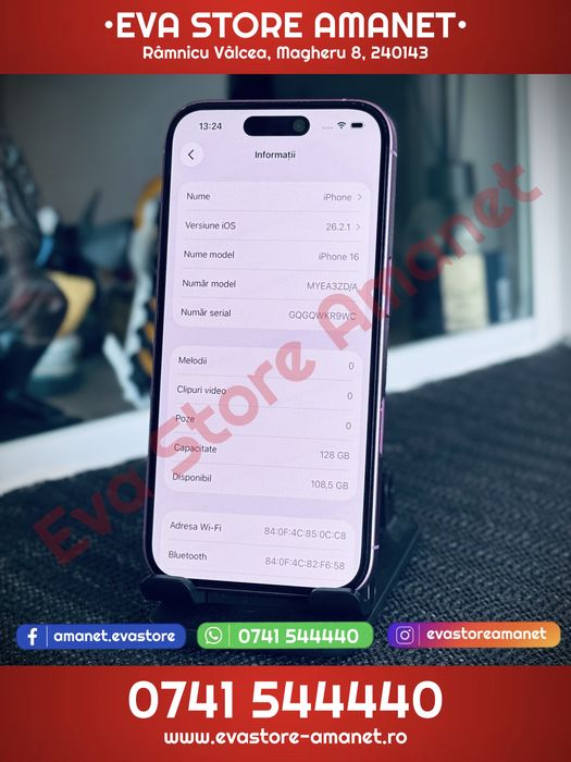 Apple iPhone 16 Pink 128GB Neverlocked