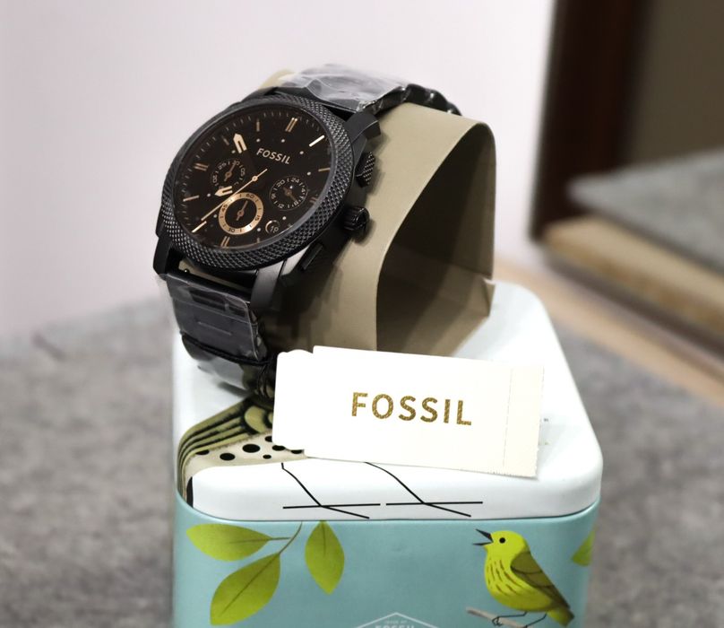 Ceas fossil curea metalica