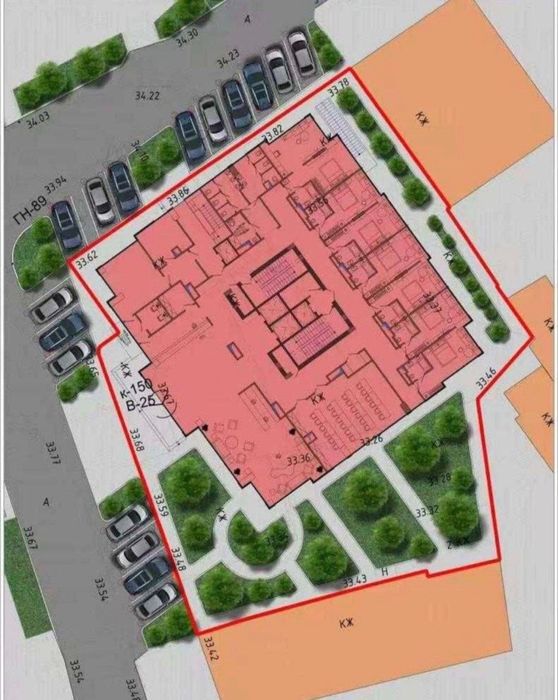 Угловой участок 16,5 соток с проектом 6 этажей