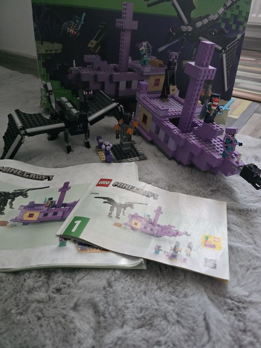 LEGO® Minecraft® - Dragon Ender si Corabia din End 21264