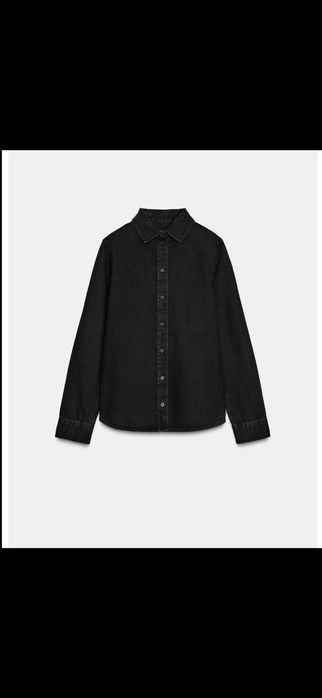 Джинсовая рубашка Zara размер М