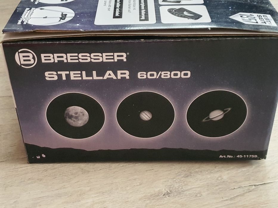 Telescop Bresser Stellar 60/800 – fără filtru solar