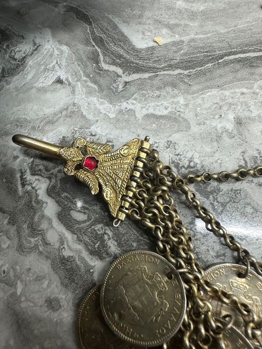 Възрожденски сребърен накит филигран позлата