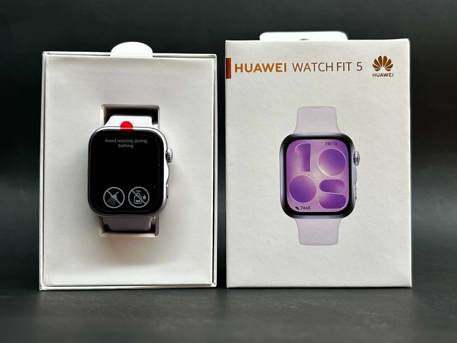 Смарт часовник HUAWEI WATCH FIT 5 Purple Fluoroelastomer Strap 42.9 MM / Чисто нов