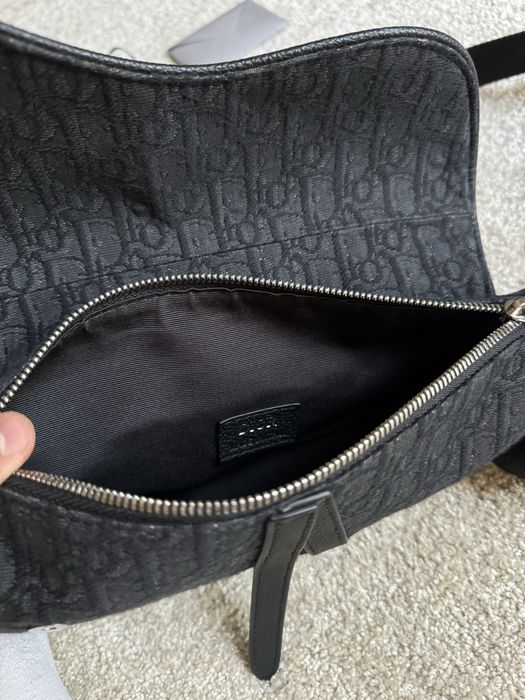 Dior Saddle Bag Oblique Jacquard