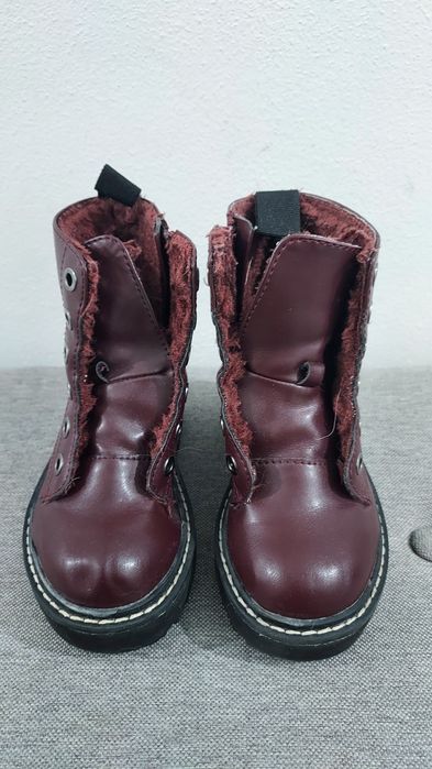 Ghete copii îmblănite, vișinii H&M