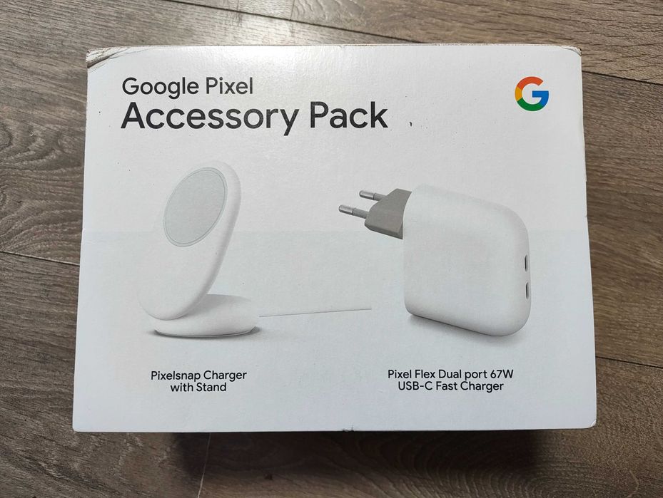 Google Pixel Acccessory Pack Pixelsnap +  Dual USB-C Charger 67W  Nou