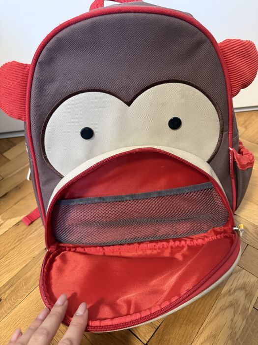 Skip Hop Детска раница Zoo голяма и мини маймунката Маршал