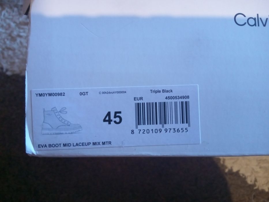 Ghete calvin klein Jeans mărimea 41 și  45 noi