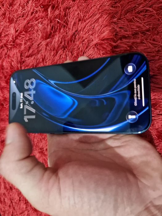 -Iphone 17Pro, ca Nou, 256Gb, 12Ram, Blue Titanium ireprosabil Bat-100%-68 cicluri incarcare nici un semn de uzura doar telefonul poze reale doa