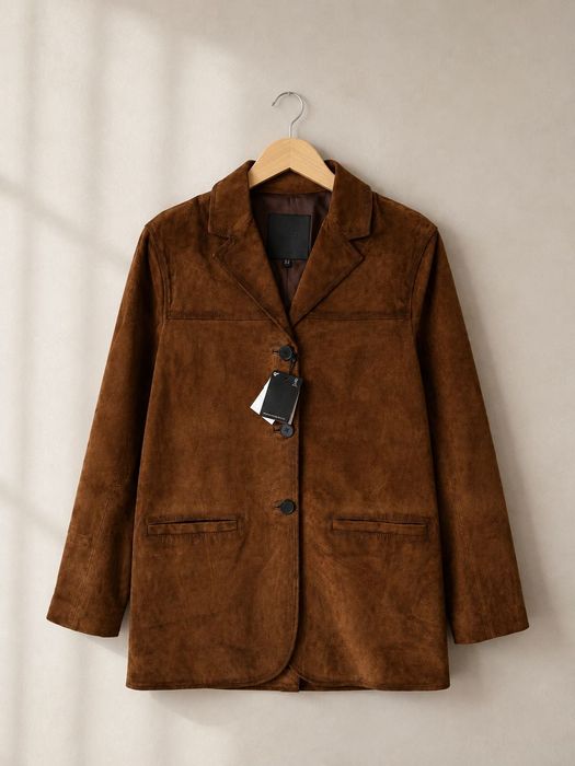 Кожено сако Massimo Dutti