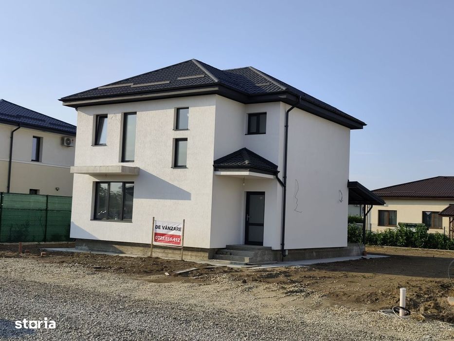 FARA COMISIOANE casa cu 4 camere 3 bai P+1+pod terasa cam tehnica beci