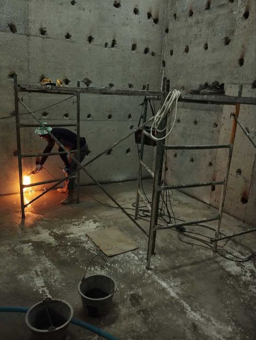 Гидроизоляция перекрытий колодца стен полов подвала фундамента цоколей