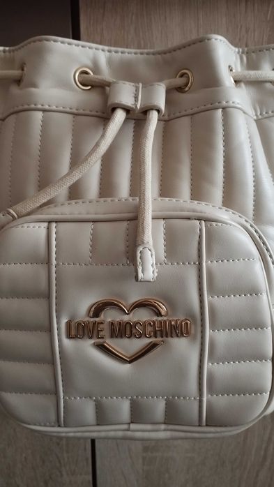 Чанта Love Moschino - оригинална - бежова