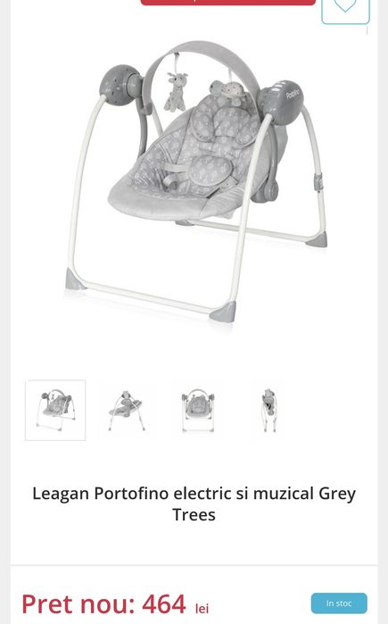 Leagan electric pentru copii