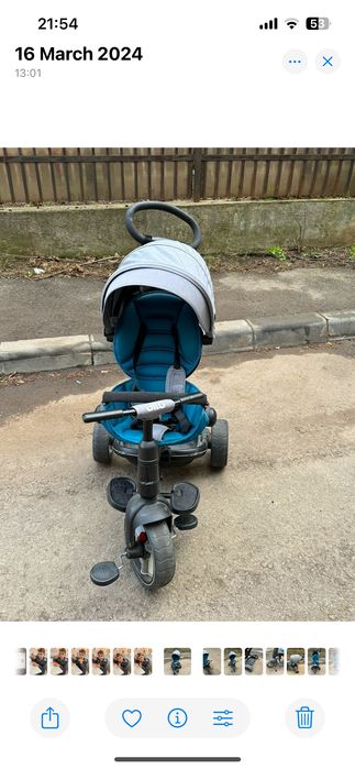 Tricicleta 7 in 1 coccolle alto