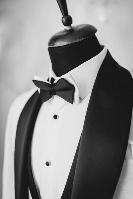 Smoking elegant 3 piese (sacou + pantalon + vestă)