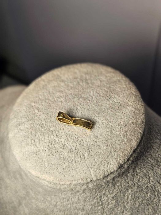 Pandantiv aur galben cu pietre 14K, 1.14 grame