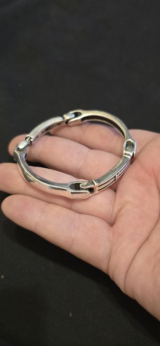 Brățară argint masivă