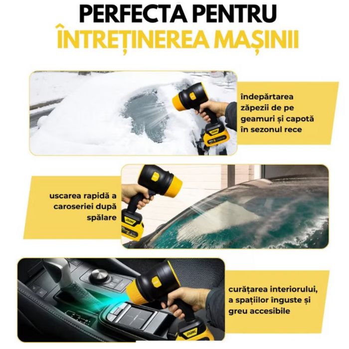 Турбо Авто Сешоар с Батерия 48V Lithium