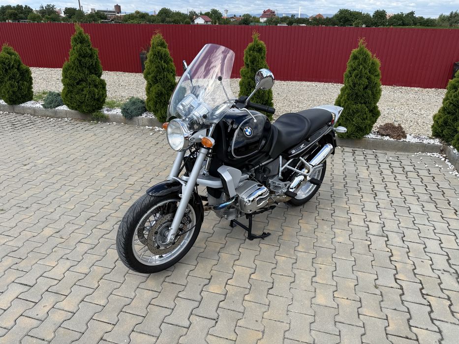 BMW R850 R CU ABS FATA+SPATE MANSOANE INCALZITE PENTRU PRETENTIOSI DE COLECTIE=fara exagerare impecabila recent adusa din Germania km reali carte serv