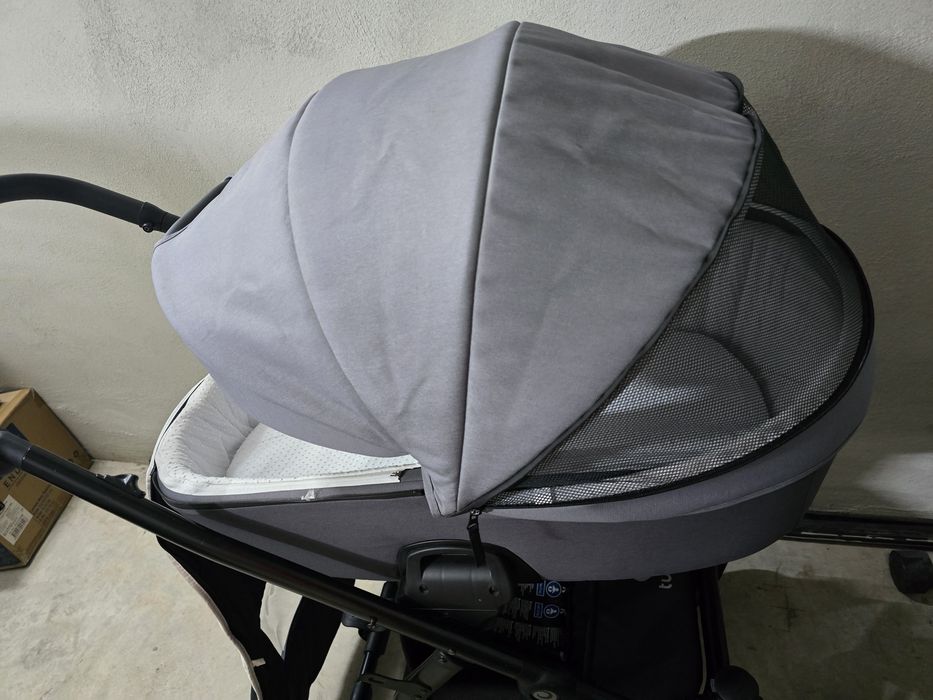 Бебешка количка 2 в 1 Tutis - UNO 5+, Grey