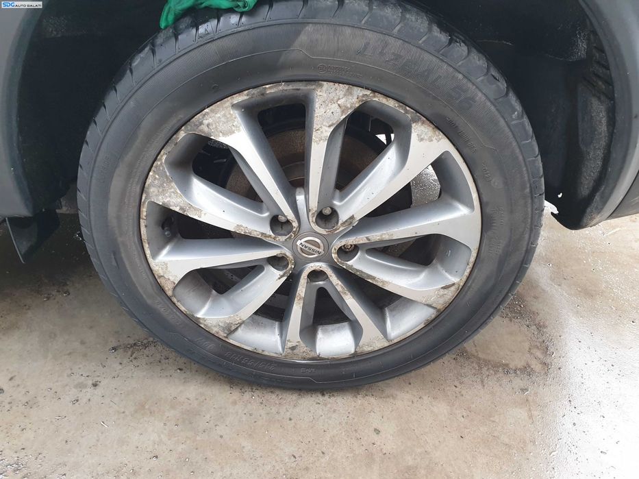 Set 4 Jante Roti Aliaj 215 55 18 R18 Anvelope Vara Dot 2023 Nissan Qashqai J10 2007 - 2013 [Q0410]