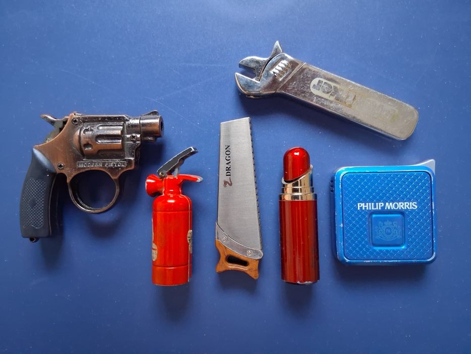 ЛОТ Стари Метални Запалки 14 Броя