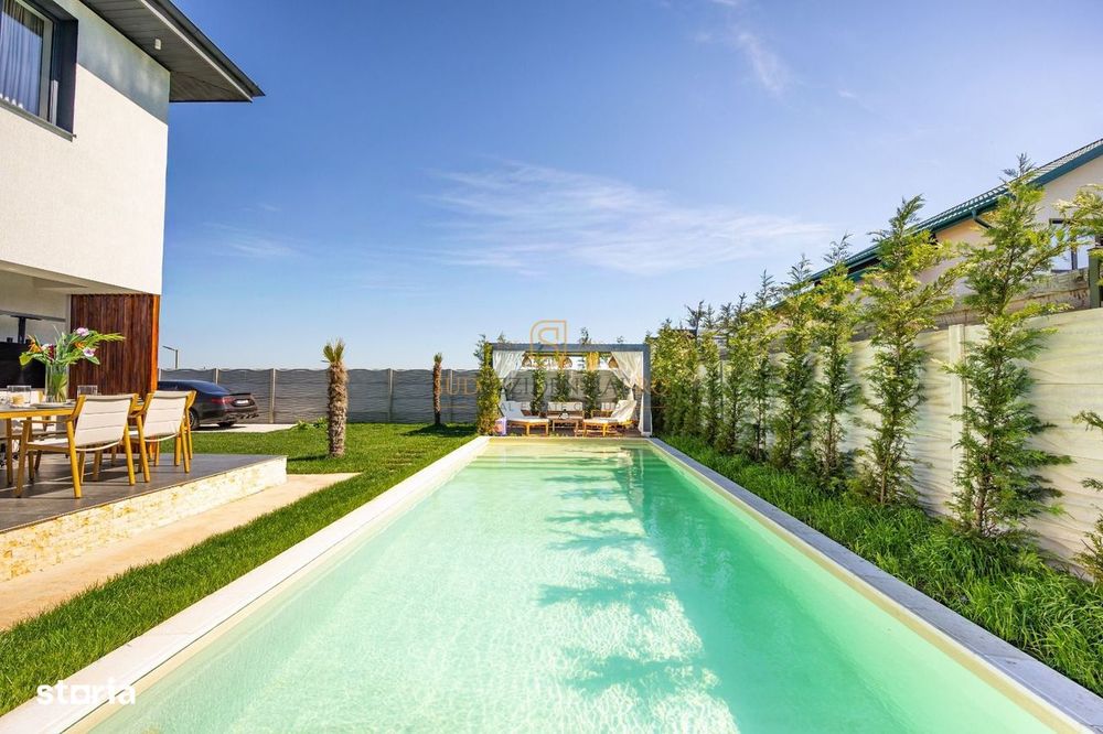 Vila Smart Home de Lux cu piscina incalzita, Comuna Berceni, Ilfov