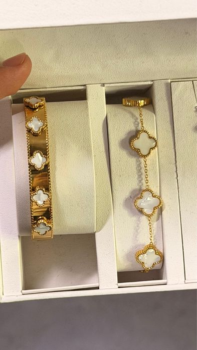 женский браслет и часы