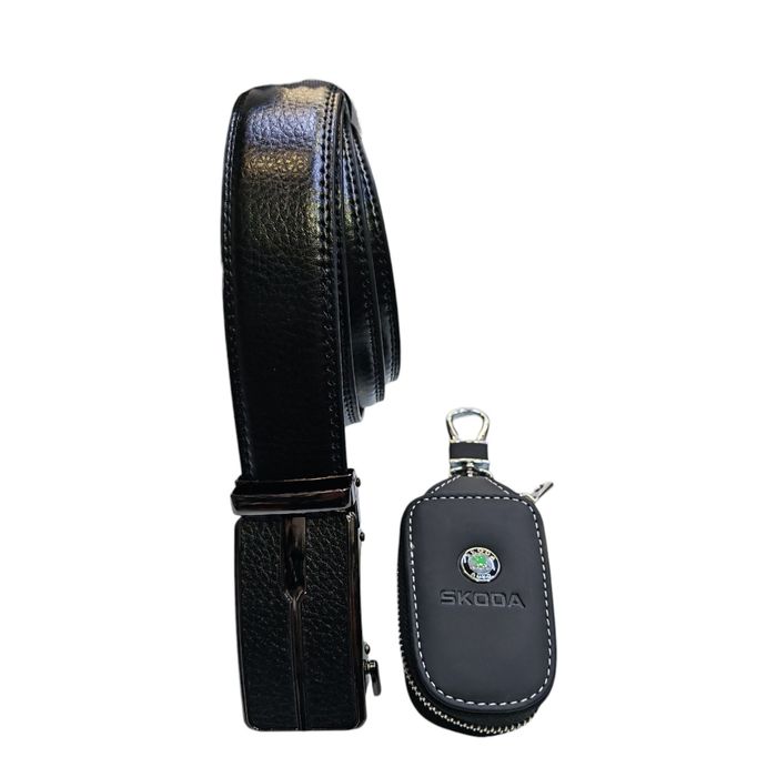 Естествена кожа ключодържател за volvo, bmv MPower Sline Porsche и др.