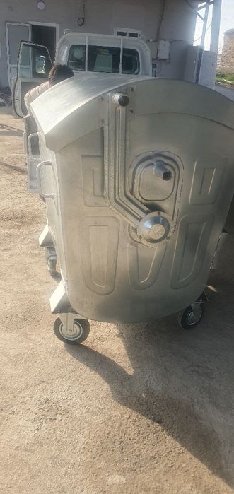 Musor konteyner 1100L | Atsinkofka va chorni metal | Arzon narxda