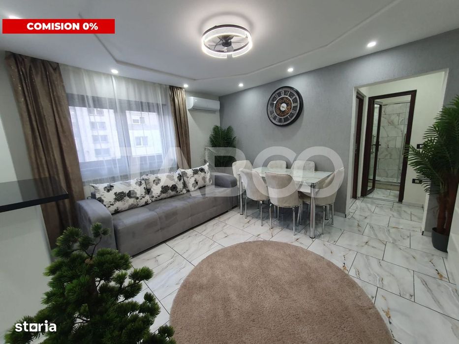 Apartament 2 camere de inchiriat 44 mp utili AC prima inchiriere