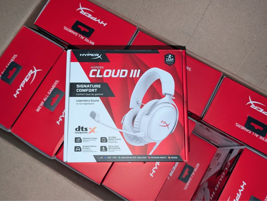 Hyperx Cloud III Wired White