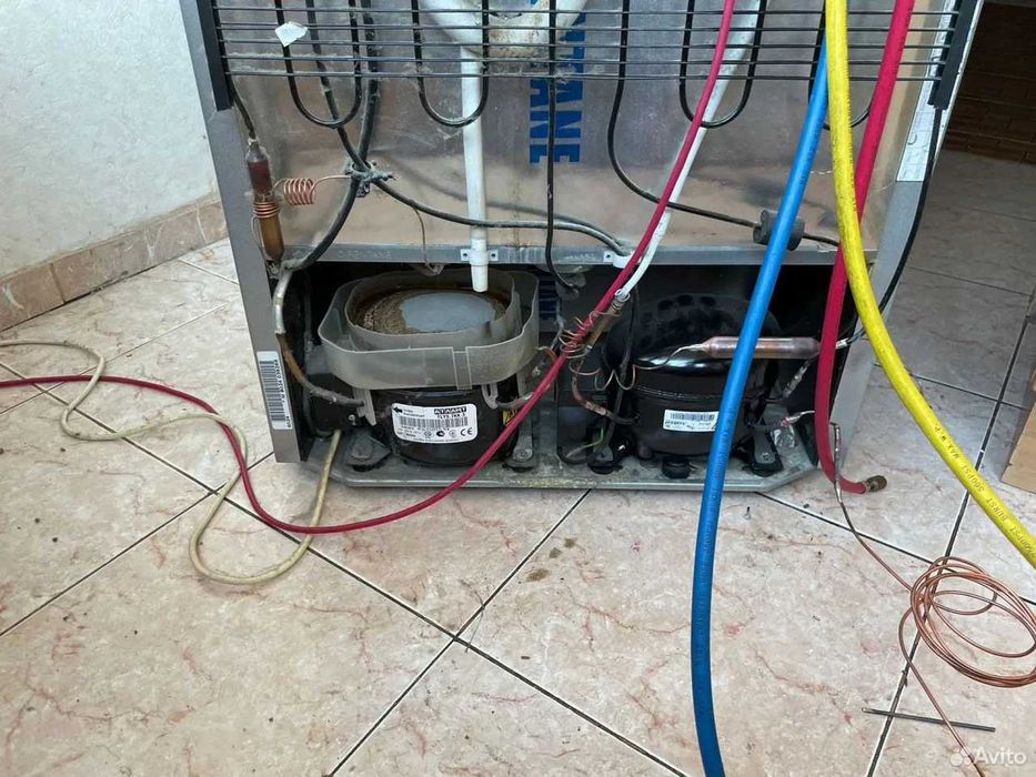 Ремонт холодильников. Заправка фреоном