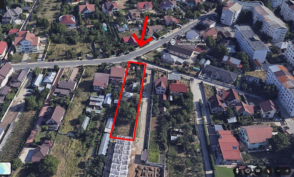 Teren de vânzare 1250 mp – Str. Plevnei