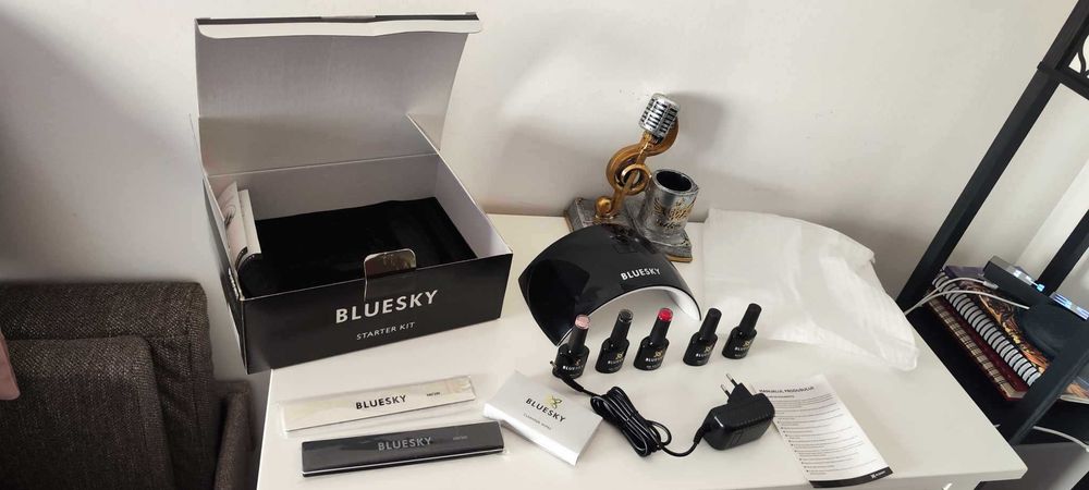 Set de manichiură Bluesky Starter Kit semipermanent Buzau • OLX.ro