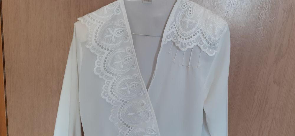 Официална дамска риза, бяла