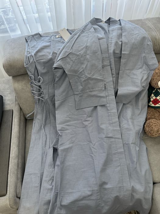 Платье из льна и абайя