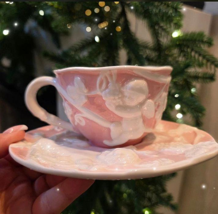 Ваза для цветов смальта Чехословакия