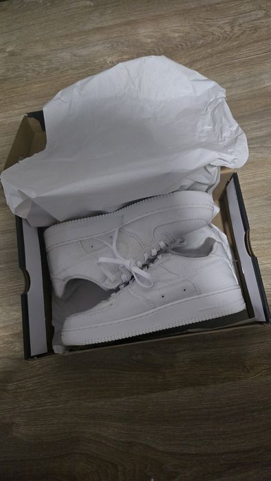 Nike Air Force 1 Low Canvas 45.5  'Triple White' (2025)