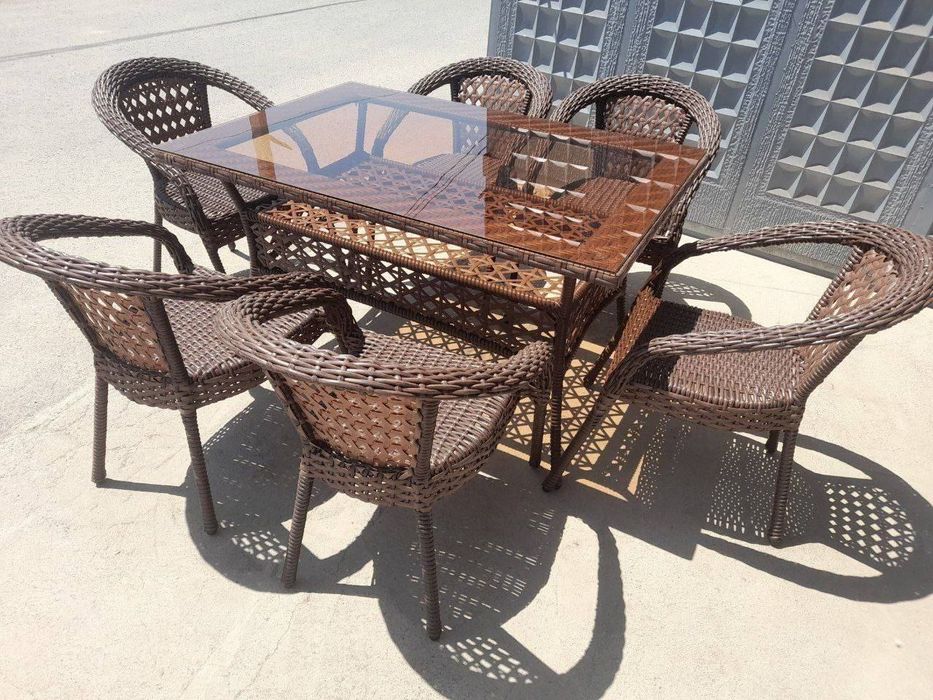 Ratan stol stul deko model