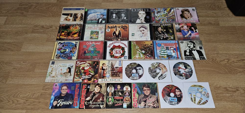 Cd-uri audio : Jennifer Lopez, Dan Spataru, Stratan, Fuego, compilatii, etc