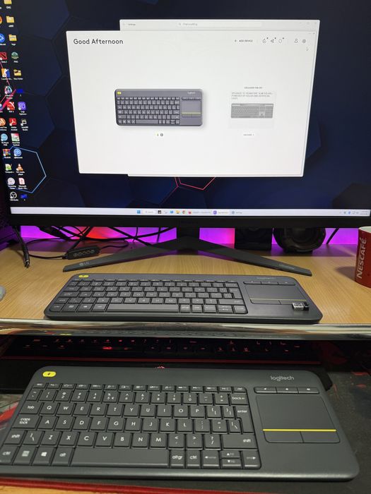Tastatura Logitech k800 iluminata si k400+