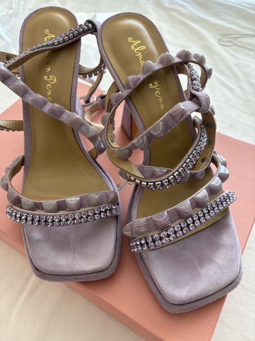 Велурени сандали Alma en Pena