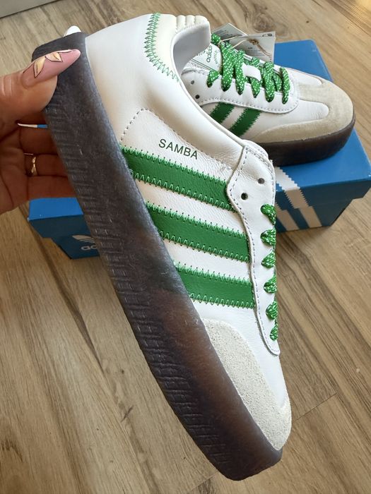 Оригинални нови кожени кецове Adidas Sambae ! 39,40 н