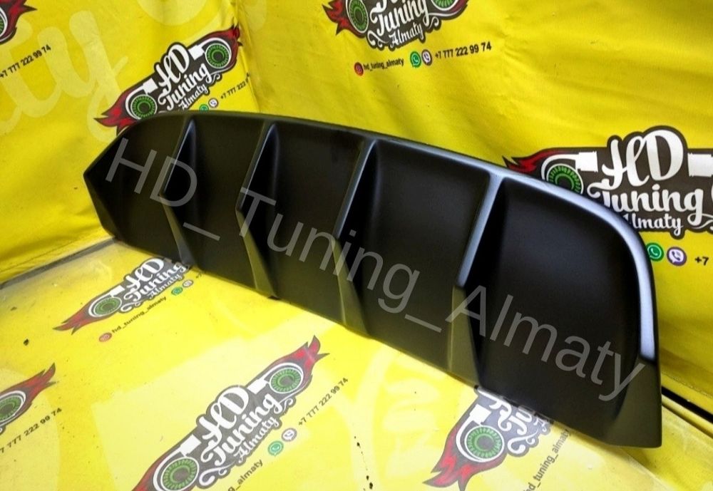 Диффузор на задний бампер BMW X6 E71 Дорестайлинг