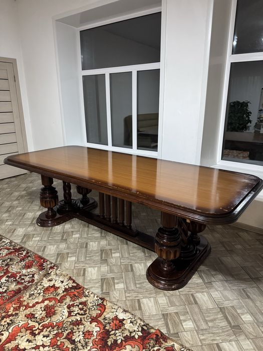 Стол деревянный 2.5м на 1.1м