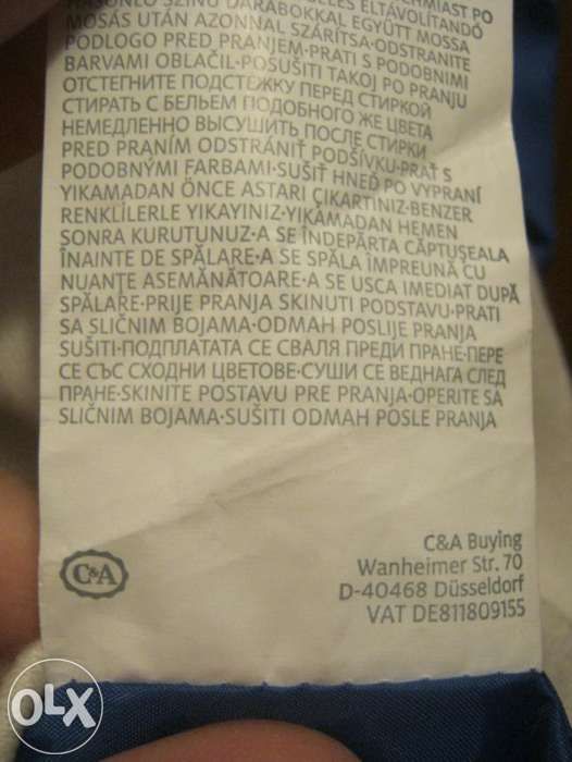 Geaca C&A pentru copii, 3 in 1, marime 152, noua, cu eticheta