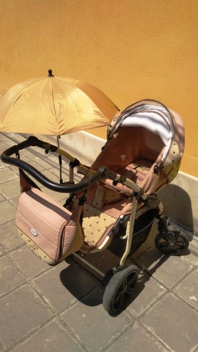 Комбинирана детска количка Sojan 2 в 1 Poland Avansis бежова